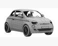 Fiat 500 La Prima 2021 3d model