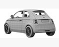 Fiat 500 La Prima 2021 3D 모델 