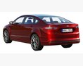 Ford Mondeo Fusion 3D 모델  wire render