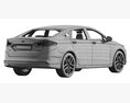 Ford Mondeo Fusion 3D-Modell Draufsicht