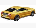 Ford Mustang GT 2020 3D-Modell Draufsicht