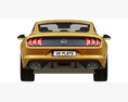 Ford Mustang GT 2020 Modelo 3d dashboard