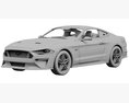 Ford Mustang GT 2020 3D模型 seats