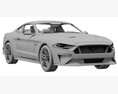 Ford Mustang GT 2020 3d model