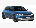 Hyundai Ioniq 5 2022 3D-Modell Rückansicht