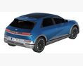 Hyundai Ioniq 5 2022 3D-Modell Draufsicht