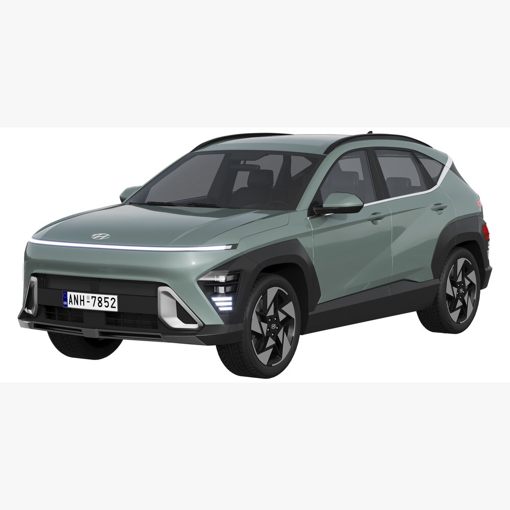 Hyundai Kona 2024 3D 모델 