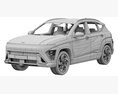 Hyundai Kona 2024 3D модель seats