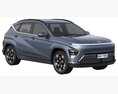 Hyundai KONA Electric 2024 3D-Modell Rückansicht