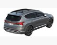 Hyundai Santa Fe 2021 3d model top view