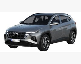 Hyundai Tucson 2021 3D 모델 