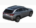 Hyundai Tucson 2021 3D-Modell Draufsicht