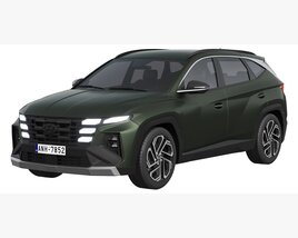 Hyundai Tucson 2024 3D模型