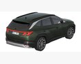 Hyundai Tucson 2024 3D 모델  top view