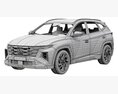 Hyundai Tucson 2024 3D модель seats