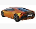 Lamborghini Huracan Evo 2019 3D модель wire render