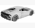 Lamborghini Huracan Evo 2019 3D 모델 