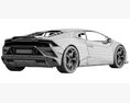 Lamborghini Huracan Evo 2019 3D模型 顶视图
