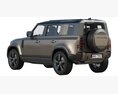 Land Rover Defender 110 2020 3D-Modell wire render