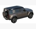 Land Rover Defender 110 2020 Modello 3D vista dall'alto