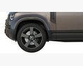 Land Rover Defender 110 2020 3D-Modell Vorderansicht