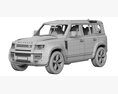 Land Rover Defender 110 2020 3D 모델  seats