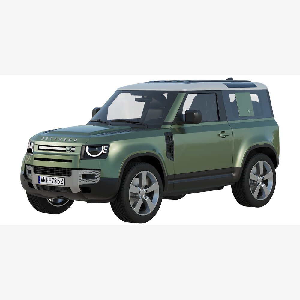 Land Rover Defender 90 2020 3D модель