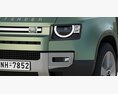 Land Rover Defender 90 2020 3D-Modell Seitenansicht