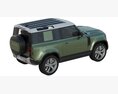 Land Rover Defender 90 2020 Modello 3D vista dall'alto