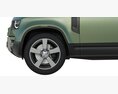 Land Rover Defender 90 2020 3D模型 正面图