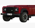 Land Rover Defender Works V8 3d model clay render