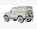 Land Rover Defender Works V8 3D 모델 