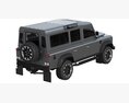 Land Rover Defender Works V8 4-door 2018 3Dモデル top view