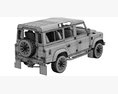 Land Rover Defender Works V8 4-door 2018 3D模型