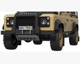 Land Rover Defender Works V8 Trophy 3D-Modell clay render