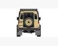 Land Rover Defender Works V8 Trophy 3D-Modell dashboard