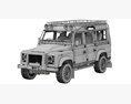 Land Rover Defender Works V8 Trophy 3Dモデル seats