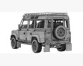 Land Rover Defender Works V8 Trophy 3D модель