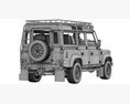 Land Rover Defender Works V8 Trophy 3D 모델 