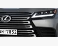 Lexus LX600 2022 3D-Modell Seitenansicht