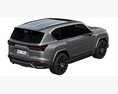 Lexus LX600 2022 3D 모델  top view