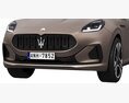 Maserati Grecale Folgore 3d model clay render