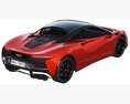 McLaren Artura 3D-Modell Draufsicht