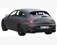 Mercedes-Benz AMG CLA 35 Shooting Brake 3Dモデル wire render