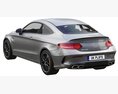 Mercedes-Benz C63 Coupe 2020 Modelo 3D wire render