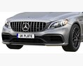 Mercedes-Benz C63 Coupe 2020 3D-Modell clay render
