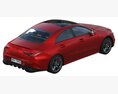 Mercedes-Benz CLA 35 AMG 2020 3D模型 顶视图