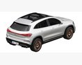 Mercedes-Benz EQA 2022 3D模型 顶视图