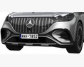 Mercedes-Benz EQE53 AMG SUV 3d model clay render