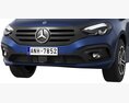 Mercedes-Benz EQT 3d model clay render